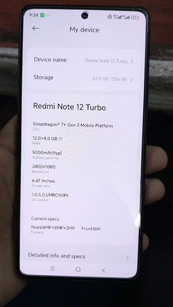 Redmi Note 12 Turbo 5G 3