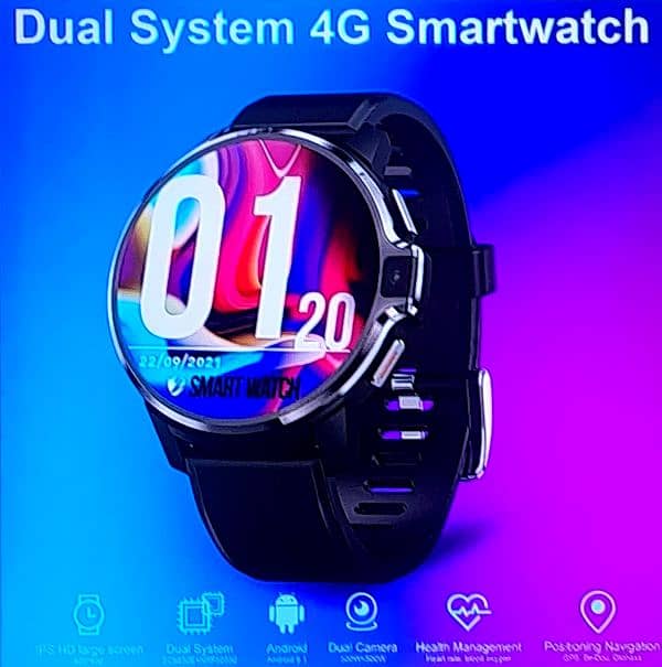 Lemfo Latest SIM Smart Watch,DUAL 5mp Camera 4gb RAM 64gb Rom 3