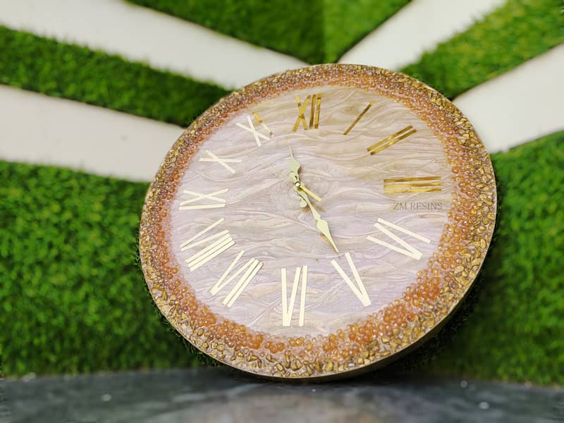 Resin Clock Customised Premium Quality 1