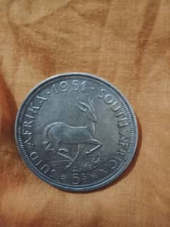 5 Shillings South Africa 1951