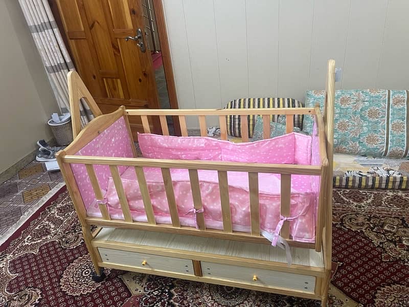 Baby Cot and swing 1