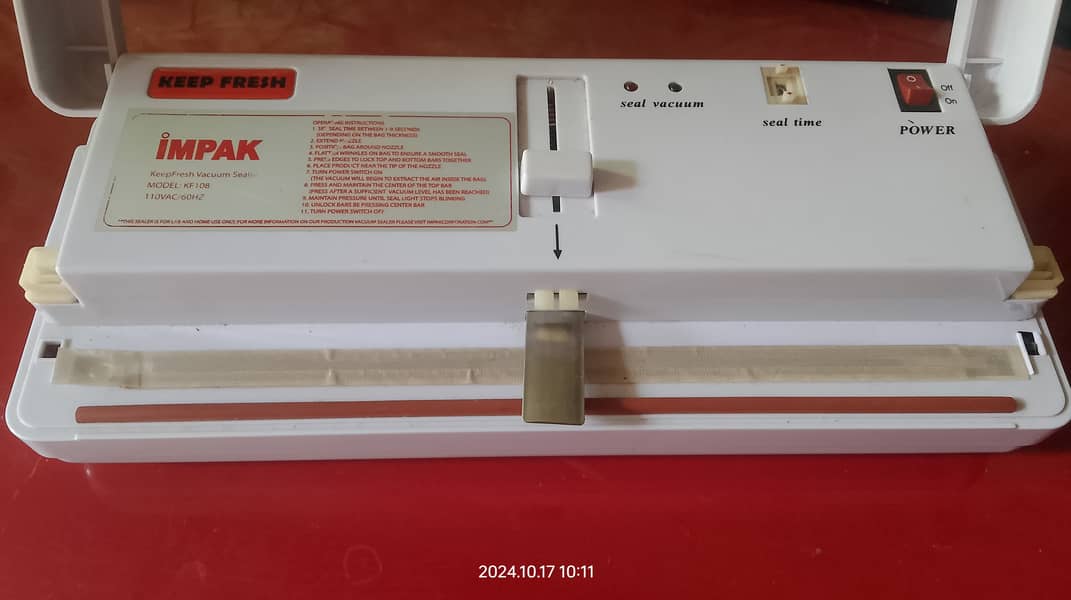 KF108 Vacuum Sealer by IMPAK USA | For Home/LAB & Light Commercial Use 3