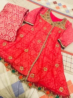 Embroided angrakha style frok 0