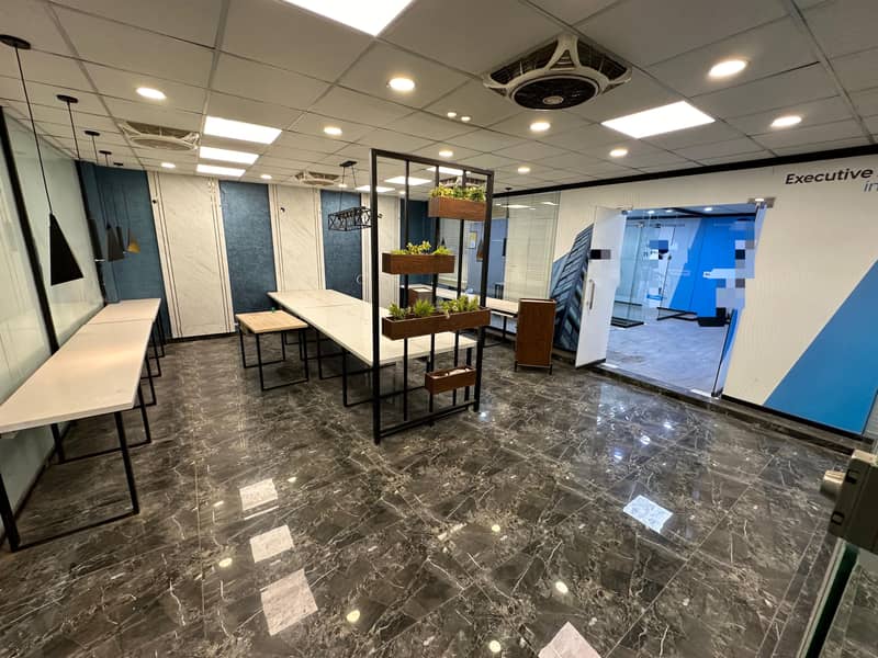 Beautiful Semi Furnished Office Available For Rent In Johar Town 0