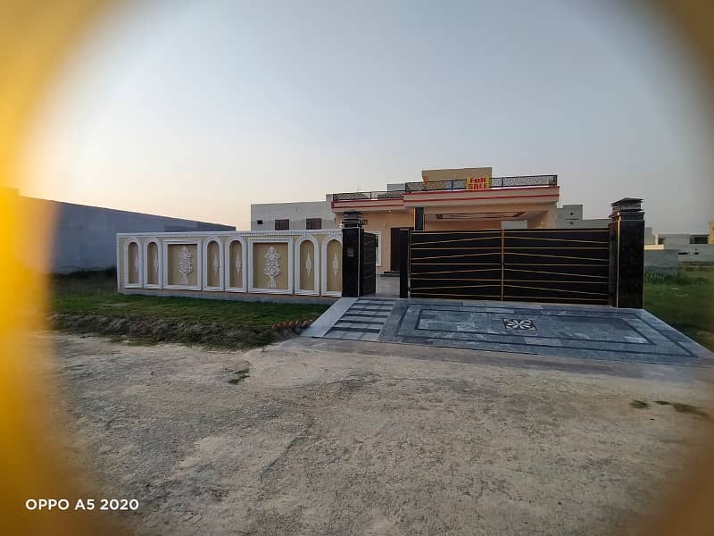 1 Kanal Brand New House For sale in Chinar Bagh Housing Society LTD Nishat Block 26