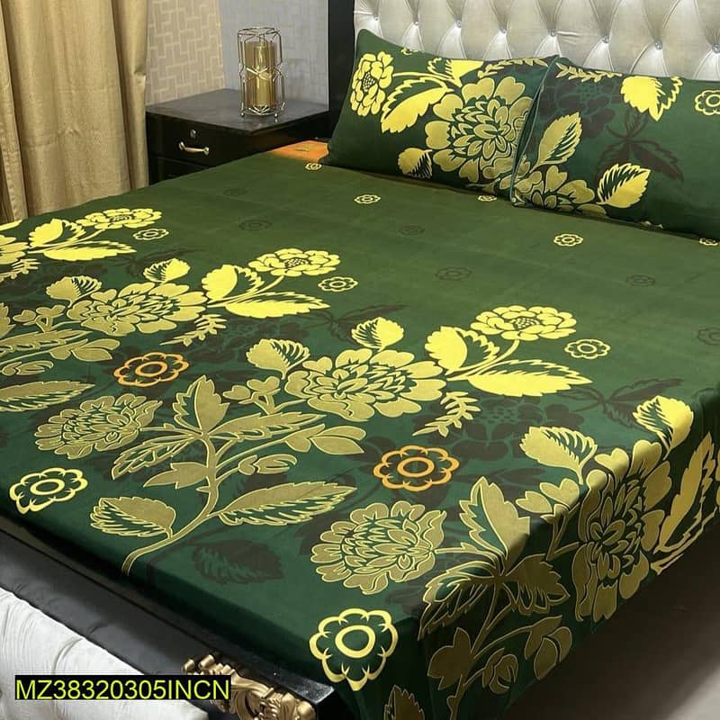 3 pieces Cotton Bedsheets (FREE DELIVERY ALL OVER THE PAKISTAN) 12