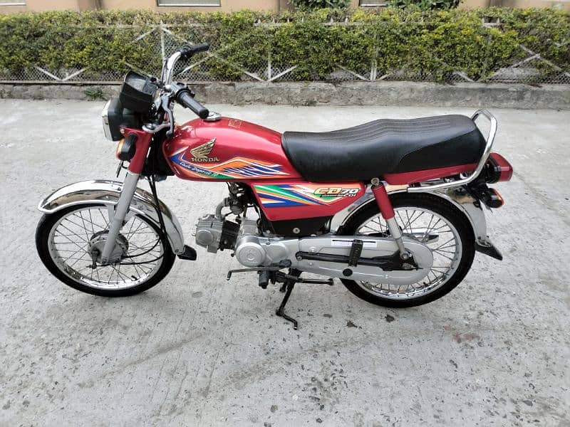 Honda CD70 model 2020 Rawalpindi number 03341511728 1