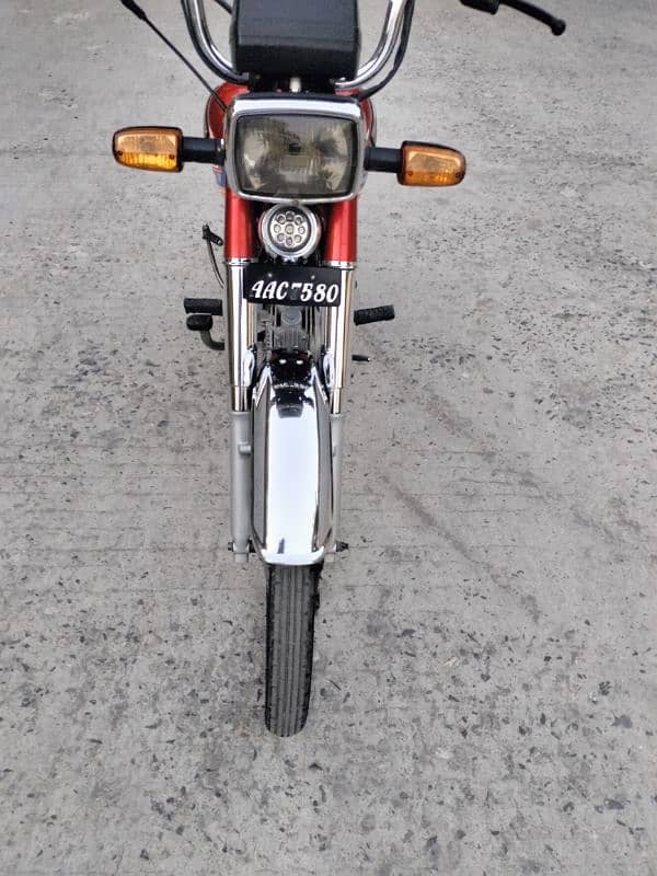 Honda CD70 model 2020 Rawalpindi number 03341511728 4