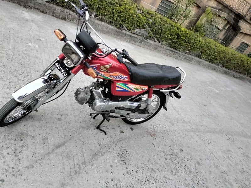 Honda CD70 model 2020 Rawalpindi number 03341511728 10