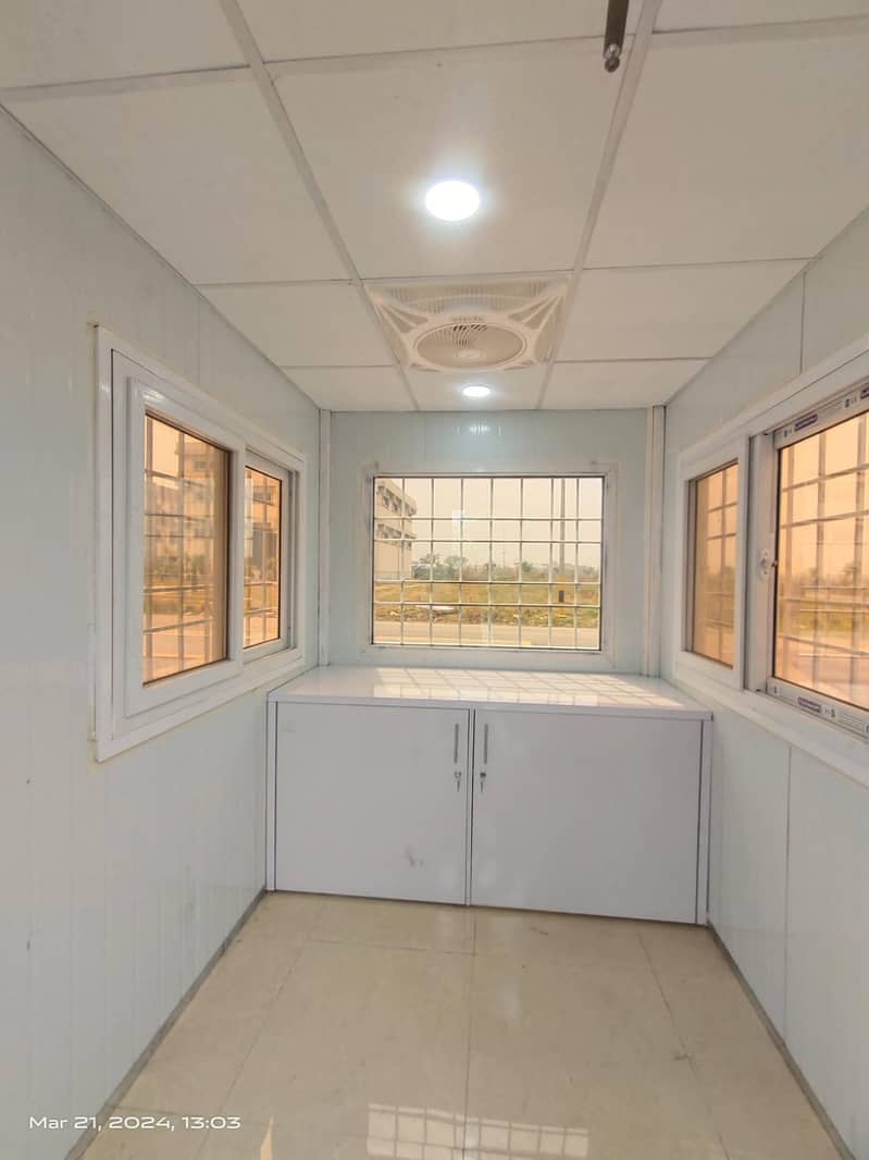 Porta cabin office container office attach washroom prefab cabin 7