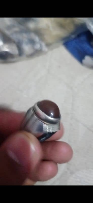 chandi ring origenal irani aqeeq ring 1 tola. . 0