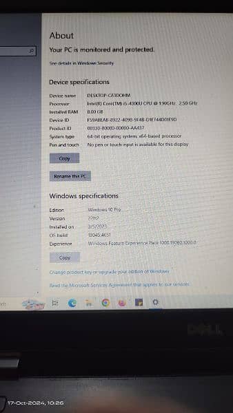 DELL E5440 I5 4th Gen 8GB RAM 128GB SSD 300GB HDD CONDITION 9/10 3