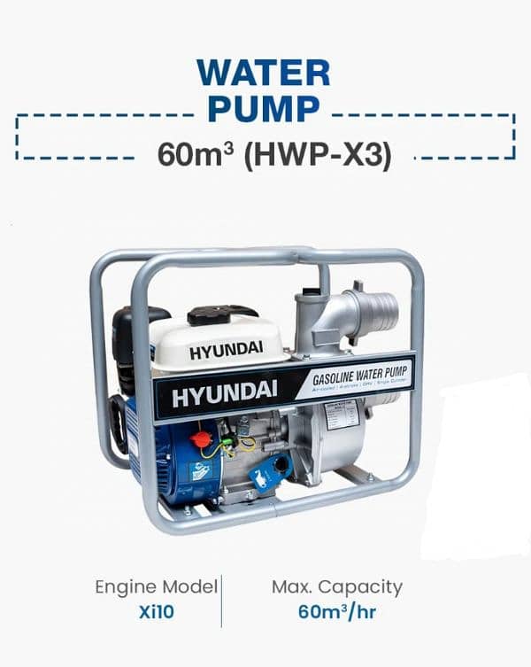 Hyundai Water Pump 60m3 (HWP-X3) 0