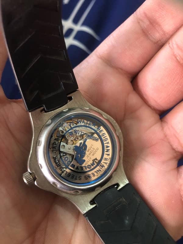 hollywood riding club automatic watch with date 2