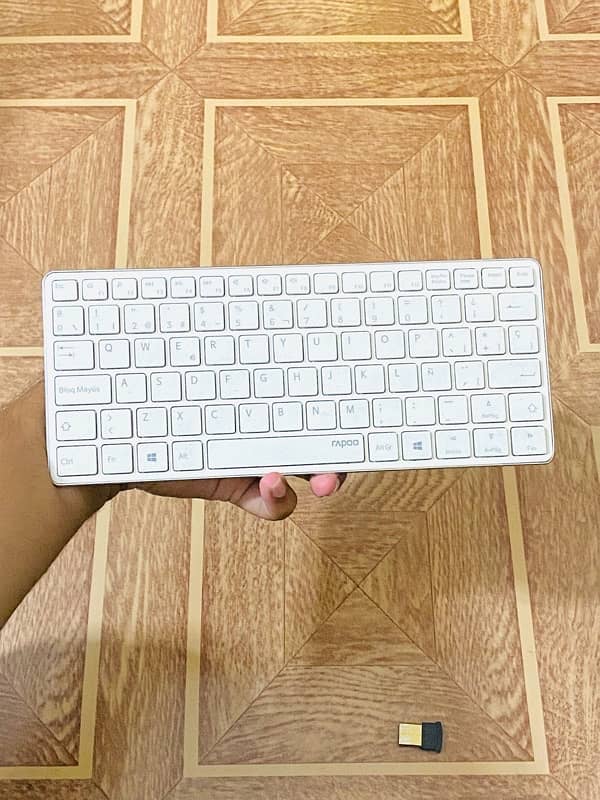 Rapoo bluetooth keyboard Ultra Slim Mint Condition 1