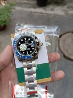 Rolex gmt batman edition automatic watch