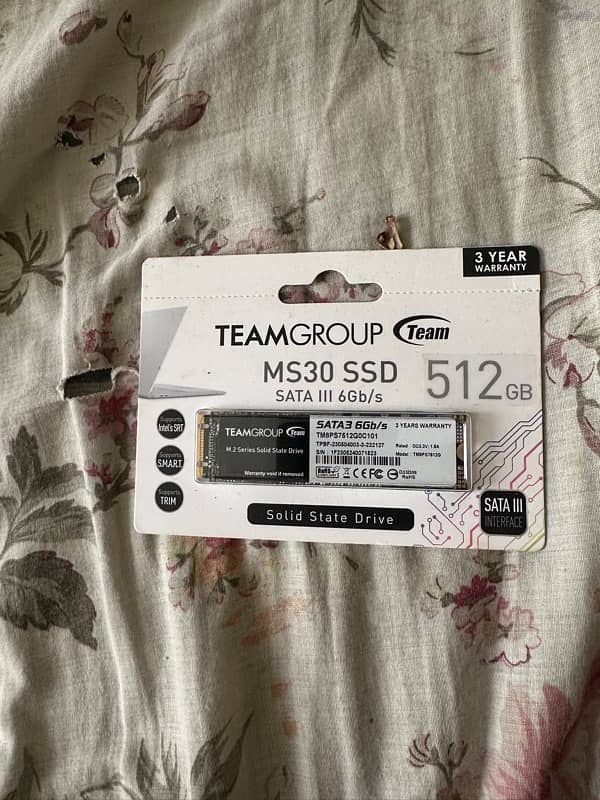 Teamgroup MS30 512GB M. 2 NVMe Gen 3 0