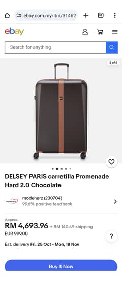 Luggage Delsey Paris branded 0