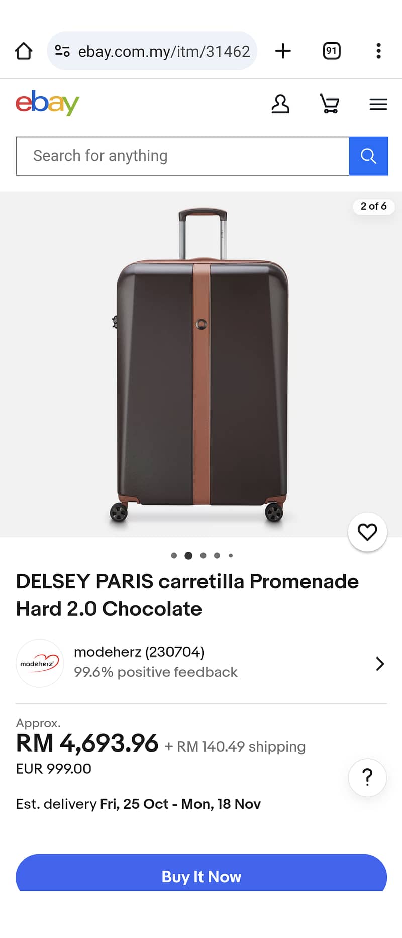 Luggage Delsey Paris branded 0