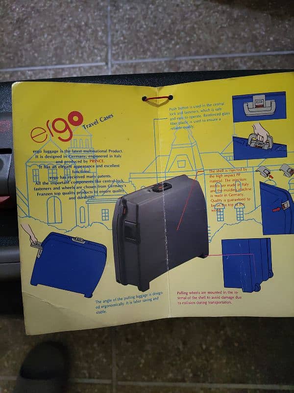 Branded imported suitcase and luggage case. 2