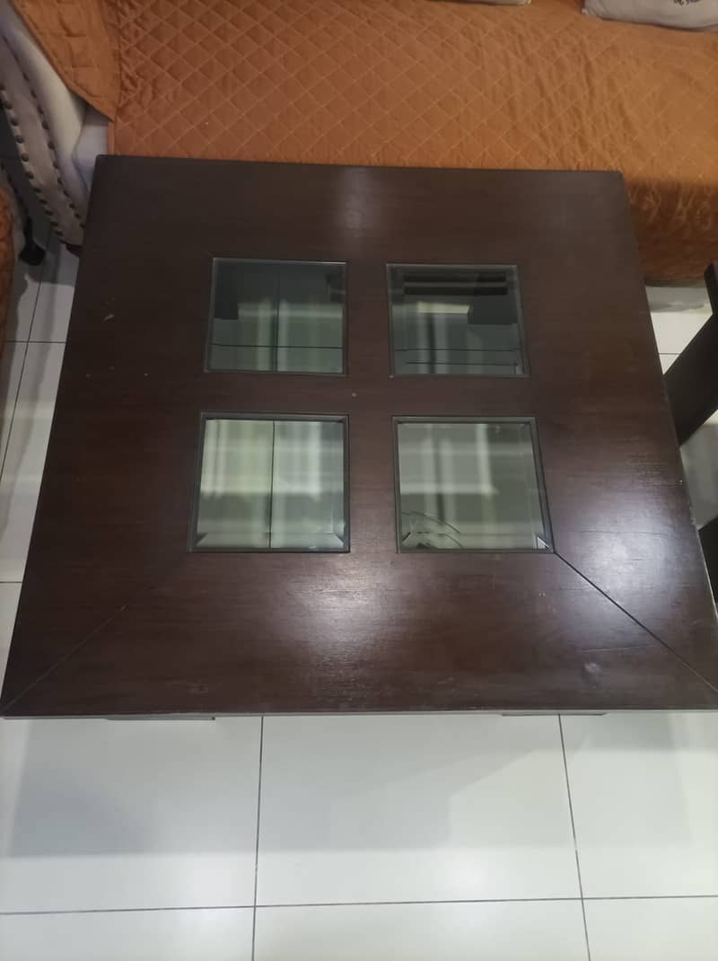 URGENT SALE - Wooden High Class Heavy 3 pcs Centre Table Set 4