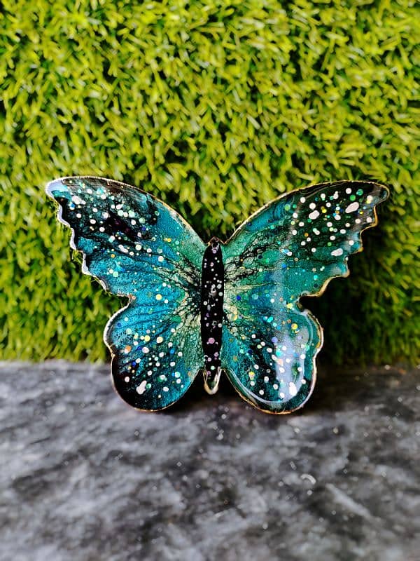 Resin Butterfly Wall Hanging (1pc) 4