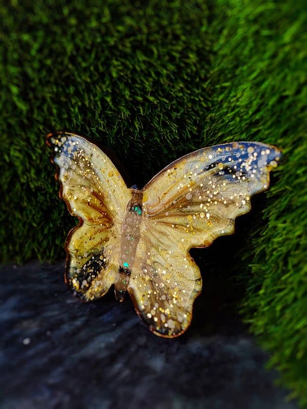 Resin Butterfly Wall Hanging (1pc) 5