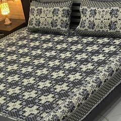 3 pcs multani GULTEX Embroidered double bedsheet