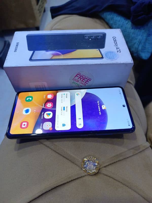 Samsung A72 5G 128/8GB with box for sale 0