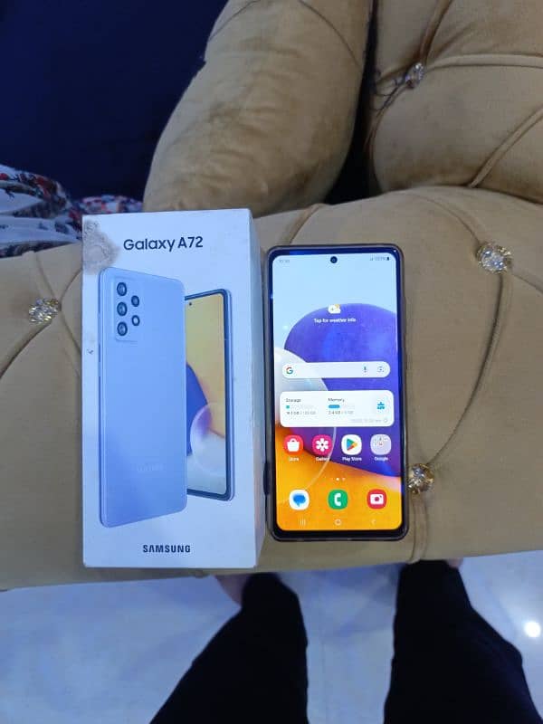 Samsung A72 5G 128/8GB with box for sale 16