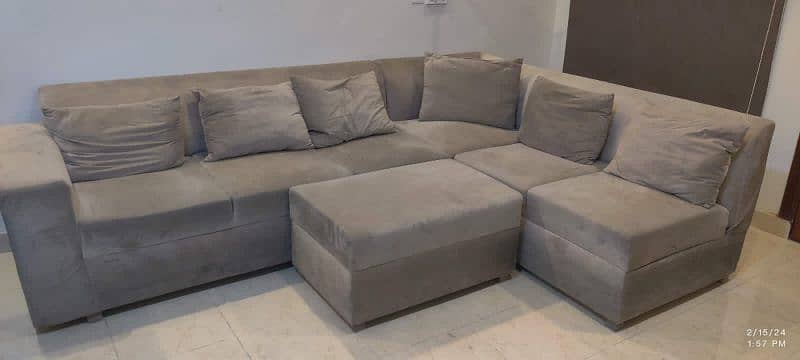 6 seaters Sofa for sale with Cushions 5