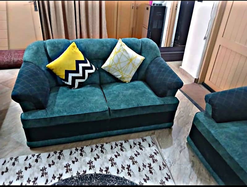 sofa set | sofa For sale |wooden Sofa |3+2 seater sofa |good condition 1