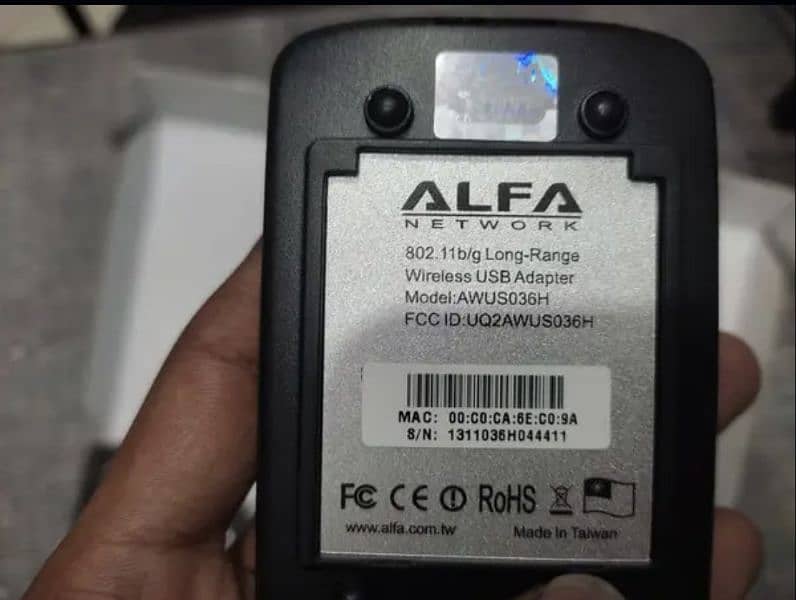 Alfa WiFi adaptor Monitor mood sported  what's app 03181631993 2