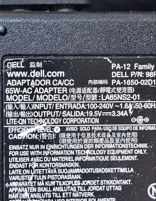 (65w) Dell Latitude 7490 Chager 0