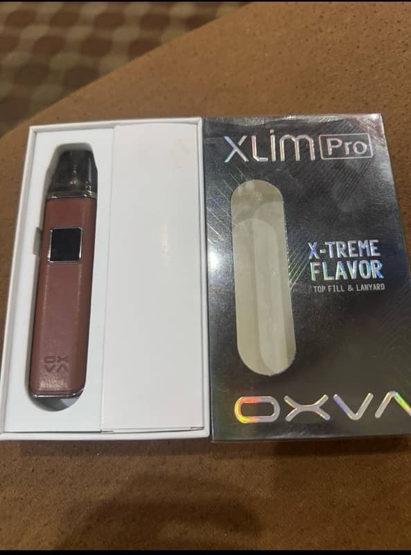 Xlim pro OXVA. LEATHER BROWN COLOUR. 0