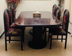 dining table with 6 chair