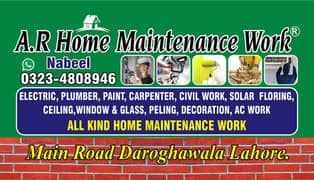 A. R Home Maintenance Work(R) - Your One-Stop Solution for Home & Build