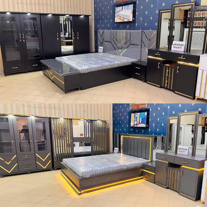 Bed set\double bed\king size bed\single bed/LAMINATION MART 0