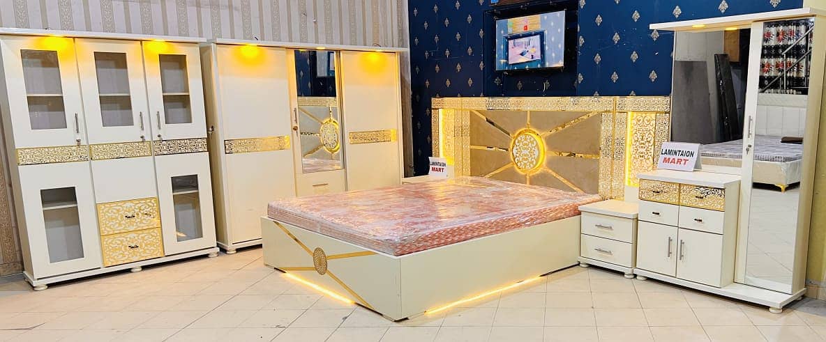 Bed set\double bed\king size bed\single bed/LAMINATION MART 5