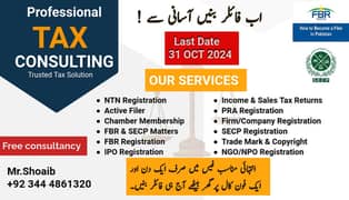 Tax Lawyer in Rawalpindi,Tax Filing,Income Tax Return,Tax Consultant