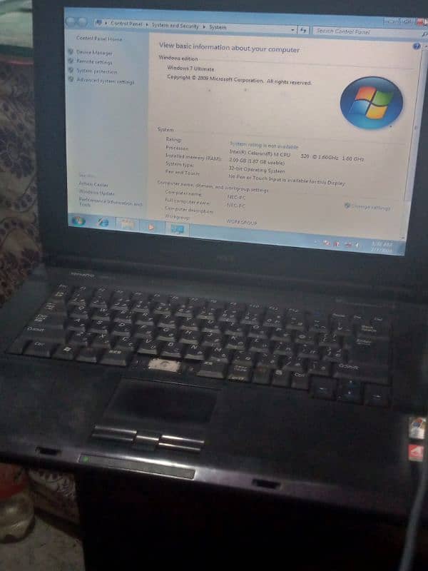 used 2gb ram 320gb harddisk /NEC laptop 2