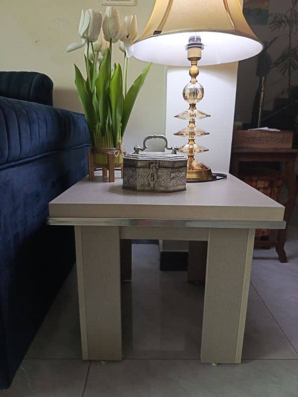 off white center table with 2 side tables 1