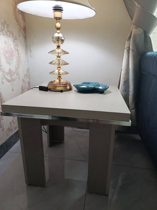 off white center table with 2 side tables 2