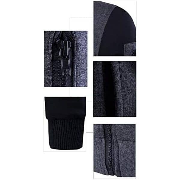 Men's fit body fleece jacket 1