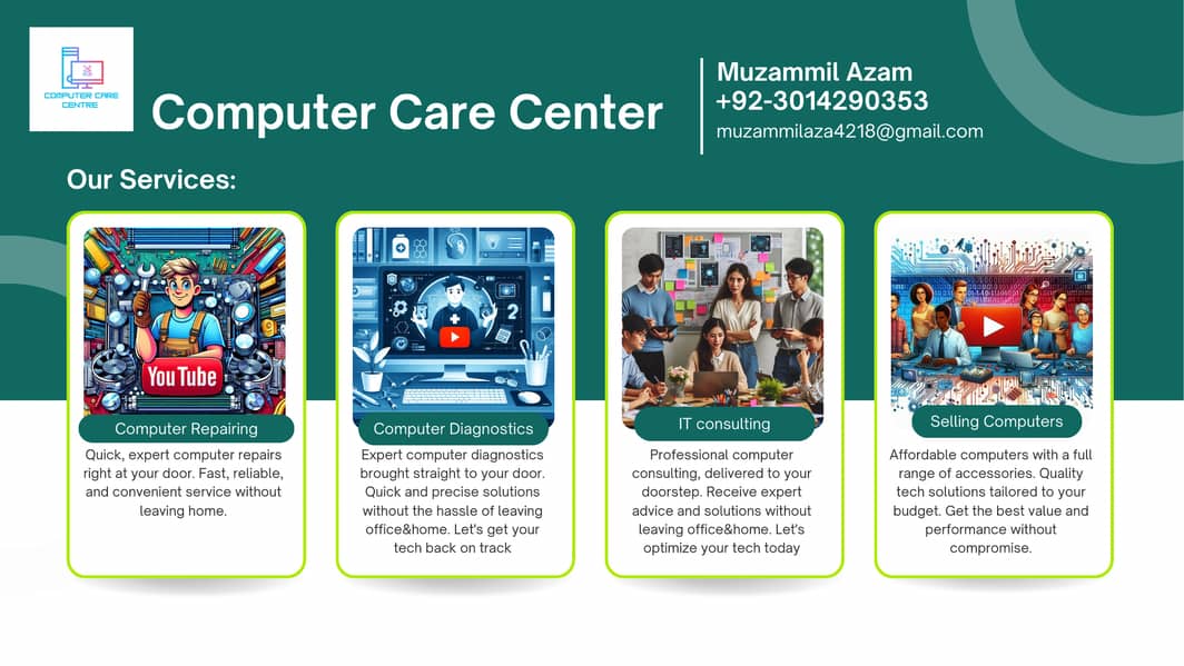 it Services, Computer Repairing & Sales, IT Support Services in Lahore 1