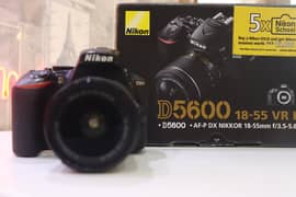 Nikon D5600 With 18-55mm lens