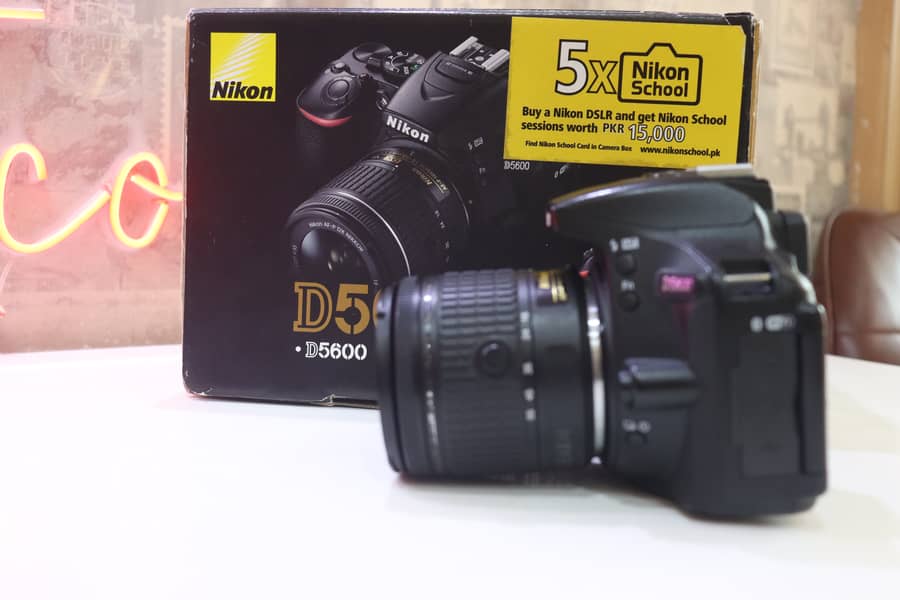 Nikon D5600 With 18-55mm lens 2