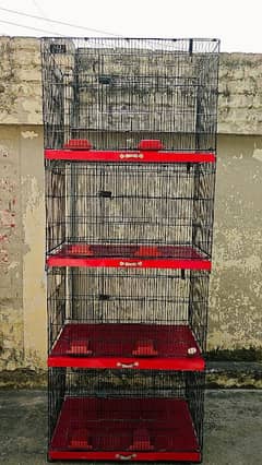 4 portions folding cage for sale in almost new condition