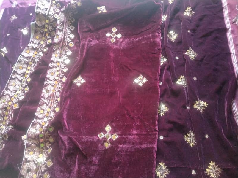 Formal velvet two peice suit (unstiched shirt) 3