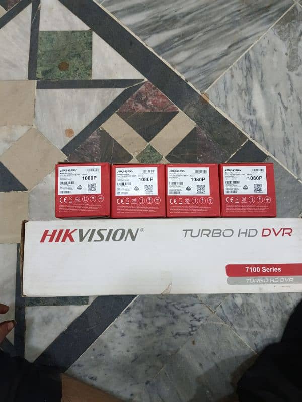 hikvision camere DVR 4 channel new condition 10 by 10 1